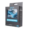 RACEWORK RK579 Cyan Bicycle Wide Anti-slip Nylon Bearing Pedal Pair - 8