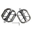 RACEWORK D029 CNC Triple Bearing Anti-slip Bicycle Pedals - Black - 1