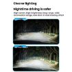 2pcs Mini 9012 LED Headlight Bulbs - Direct Plug, White Light - 5