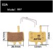 ZTTO MJ-02A Mountain Bike Brake Pads, 2 Pairs, Full Metal Copper Base - 2