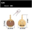 ZTTO MJ-02B Mountain Bike Copper Disc Brake Pads, 2 Pairs - 2