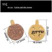 ZTTO MJ-11C Mountain Bike Copper Brake Pads, 2 Pairs, Full Metal Lining - 2