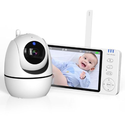 5" 1080P HD Baby Monitor Camera with AU Plug - Baby Watcher - 1