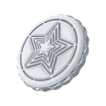 LED Car Roof Reading Decoration Light - Colorful Atmosphere (White) - 1