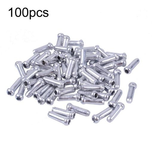 ZTTO 100pcs Aluminum Bicycle Brake Shifter Bobbin Caps for Mountain Bike - 1