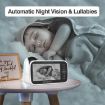 5" LCD Screen Baby Monitor with Auto Night Vision - US Plug - 5