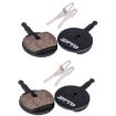 ZTTO MS-02B Semi-Metallic Resin Bike Disc Brake Pads, 2 Pairs - 1