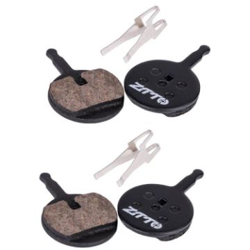 ZTTO MS-02B Semi-Metallic Resin Bike Disc Brake Pads, 2 Pairs - 1
