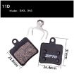 ZTTO MS-11D Semi-Metallic Resin Bike Disc Brake Pads, 2 Pairs - 2
