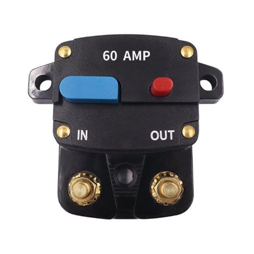 60A Car Audio Fuse Switch - Short Circuit & Overload Protection Breaker - 1