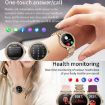 Gold Bluetooth Calling AI Voice Assistant Waterproof Sports Smartwatch - 7