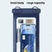 Waterproof Cell Phone Bag IPX8 30m Touch Screen Case with Armband Navy - 5