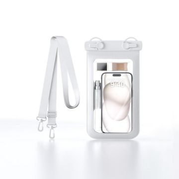 Waterproof Cell Phone Bag IPX8 30m Touch Screen Case - White - 1