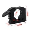 Car Quick-Fix Adjustable Rubber Clamp, 4 Red & 4 Black Clips - 3