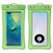 White TPU Dual Airbag Floating Waterproof Phone Pouch for Diving & Swimming - 2