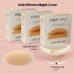 Ultra-thin Invisible Silicone Breast Stickers, 8cm, Rusty Skin - 8