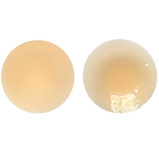 Ultra-thin Invisible Silicone Breast Stickers, 13cm, Natural Skin - 1