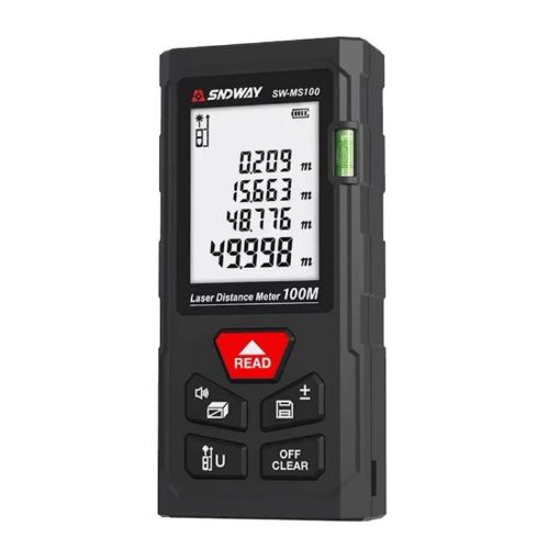 SNDWAY SW-MS100 100M High Precision Laser Distance Measuring Tool - 1