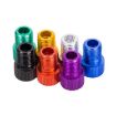 ZTTO 10pcs Presta to Schrader Valve Converter Kit for Bikes - Red - 2