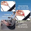 ZTTO 10pcs Presta to Schrader Valve Converter Kit for Bikes - Blue - 5
