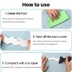 12pcs PEVA Glow-in-the-Dark Anti-Slip Stickers for Bathroom & Stairs - 7