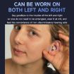 Invisible In-Ear Hearing Aids - Sound Amplifier for Elderly (Red) - 9