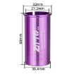 ZTTO Bicycle Seat Post Conversion Sleeve 27.2-30.4mm 2pcs Purple - 2