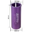 ZTTO Bicycle Seat Post Conversion Sleeve 25.4-30.9mm 2pcs Purple - 2
