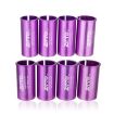 ZTTO Bicycle Seat Post Conversion Sleeve 25.4-30.9mm 2pcs Purple - 4