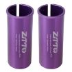 ZTTO Bicycle Seat Post Conversion Sleeve 27.2-30mm 2pcs Purple Reducer - 1