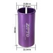 ZTTO Bicycle Seat Post Conversion Sleeve 31.6-33.9mm 2pcs Purple - 2