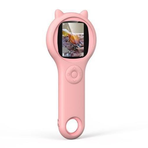 Pink Children Science Experiment Set Microscope Toys - Educational Kit - 1
