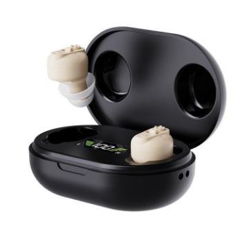 Invisible Elderly Hearing Aids with Noise Reduction & Digital Display Charging - 1