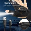 Rechargeable LED Light Gloves for Night Riding & Car Repair, Sisal Gray-Right - 5
