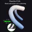 FMFXTRA F258 Road Bike Handlebar Tape - Anti-Slip, Breathable, White Green - 6