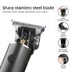 Rechargeable Haircut Kit - Zero Blade Hair Clippers for Men (Black) - 3