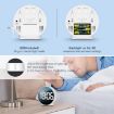EDUP EH-8816 Digital Alarm Clock, Night Light, Dual Power, Black Case - 8