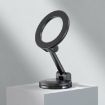 Magnetic Folding Car Phone Holder - Black | Mobile Navigation Stand - 1