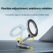 Slate Gray Magnetic Folding Car Phone Holder for Navigation - 2