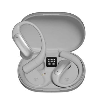 M127 AI Smart Translation Bluetooth Earphones - Silver Gray - 1