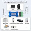 DTECH RS232 to RS485 Converter with Surge Protection - Opto-Isolated - 7
