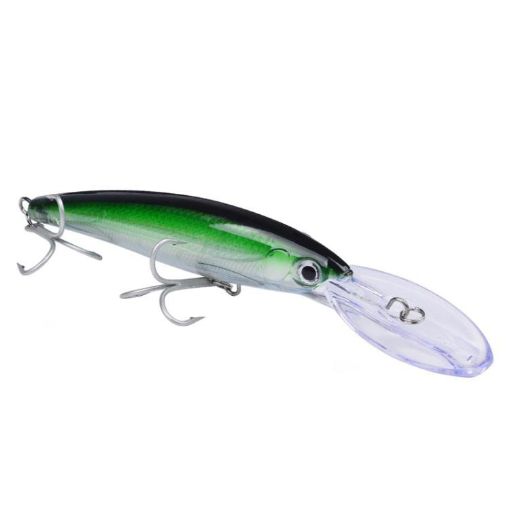 PROBEROS DW627 Large Minnow Lure, Long-Distance Casting Bionic Bait, H Style - 1