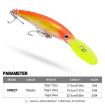 PROBEROS DW627 17cm/32g Long-Distance Casting Minnow Lure Bionic Bait - 4