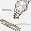 SKMEI Men's Silver Case Gray Dial Quartz Watch, Diamond Luminous Waterproof - 8
