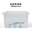 PROBEROS DW622 12.5cm 16g Submerged Minnow Lure Sea Fishing Bait - 7