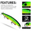 PROBEROS DW622 12.5cm 16g Submerged Minnow Lure Sea Fishing Bait (D) - 6