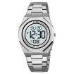 SKMEI 2479 Men's Silver Chronograph Electronic Watch - Business Casual - 1
