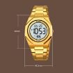 SKMEI 2479 Men's Silver Chronograph Electronic Watch - Business Casual - 4