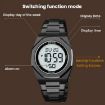 SKMEI 2479 Men's Silver Chronograph Electronic Watch - Business Casual - 5