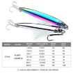 60g PROBEROS LF144 Zinc Alloy Lure for Long-Distance Casting (Silver) - 6